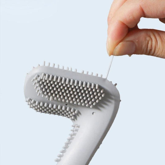 Brosse Nettoyage Salle de Bain Triangulaire avec Poignée Ergonomique 2