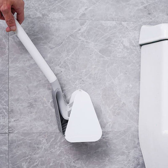 Brosse Nettoyage Salle de Bain Triangulaire avec Poignée Ergonomique 5