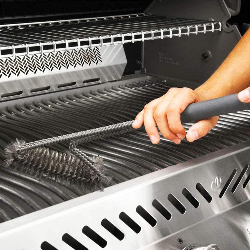 Brosse à barbecue rotative 360° pour nettoyage efficace 1
