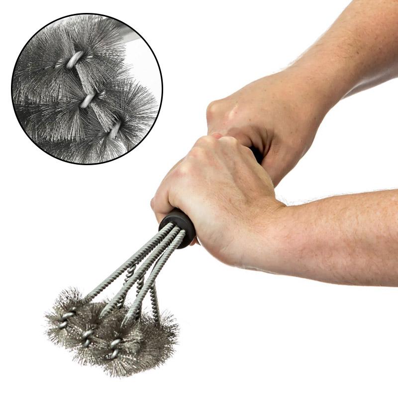 Brosse à barbecue rotative 360° pour nettoyage efficace 6