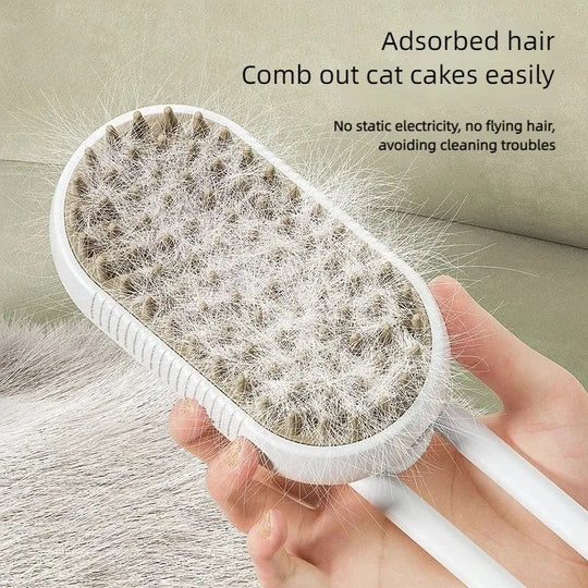 Brosse à vapeur électrique 3 en 1 pour animaux de compagnie 2