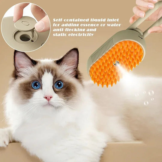 Brosse à vapeur électrique 3 en 1 pour animaux de compagnie 4