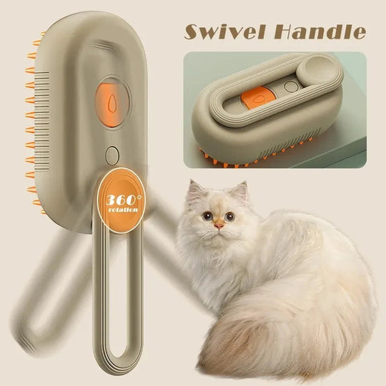 Brosse à vapeur électrique 3 en 1 pour animaux de compagnie 5