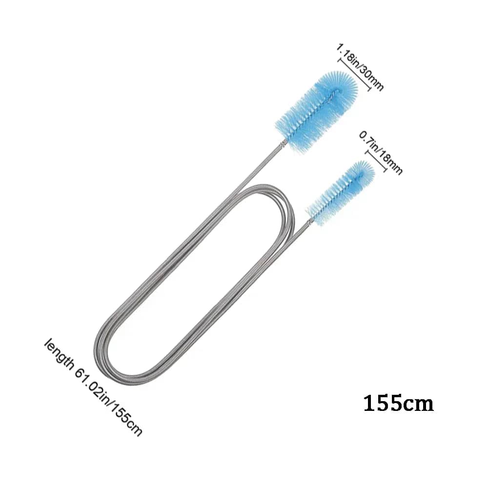 Brosse de Nettoyage Flexible pour Tuyaux d'Aquarium 0