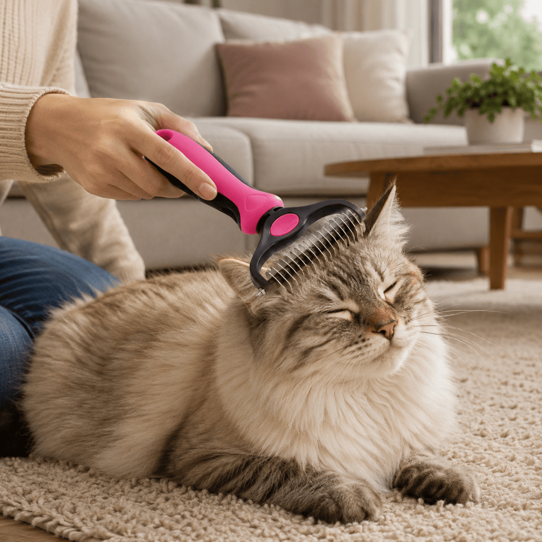 Brosse de Toilettage Ergonomique pour Animaux 1