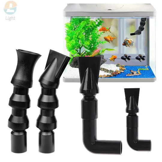 Buse de Filtre d'Aquarium Réglable Rotative 360° 1