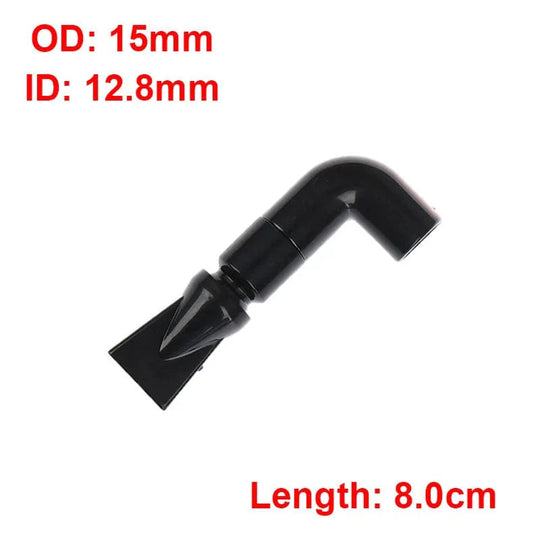 Buse de Filtre d'Aquarium Réglable Rotative 360° 10