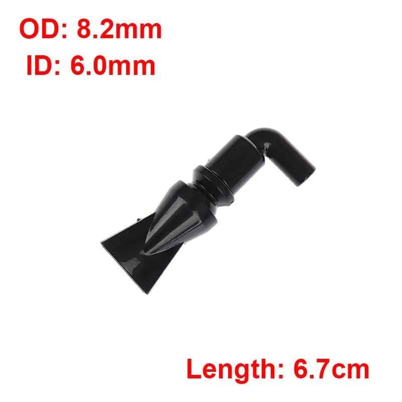 Buse de Filtre d'Aquarium Réglable Rotative 360° 6
