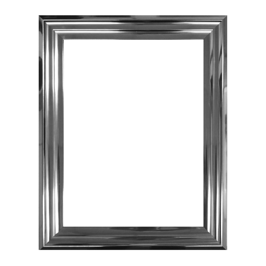 Cadre Photo 50x70 Argenté Moderne pour Décoration Murale 0
