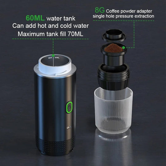 Cafetière Portable Multifonction Pratique pour Voyage et Aventure 2