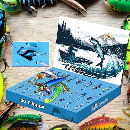 Calendrier de l'Avent pour Pêcheurs avec 24 Surprises 2
