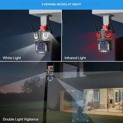 Caméra de Sécurité WiFi 10K avec Zoom Optique 20x 3