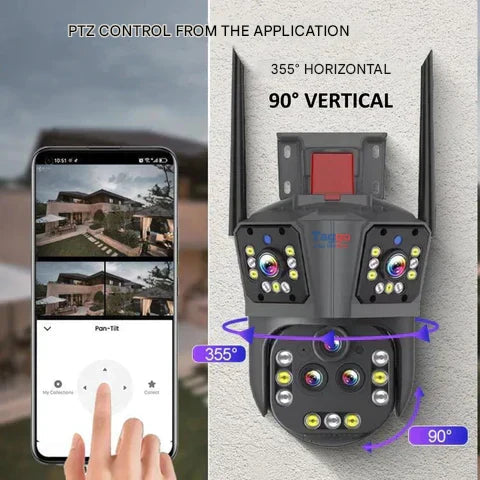 Caméra de Sécurité WiFi 10K avec Zoom Optique 20x 6