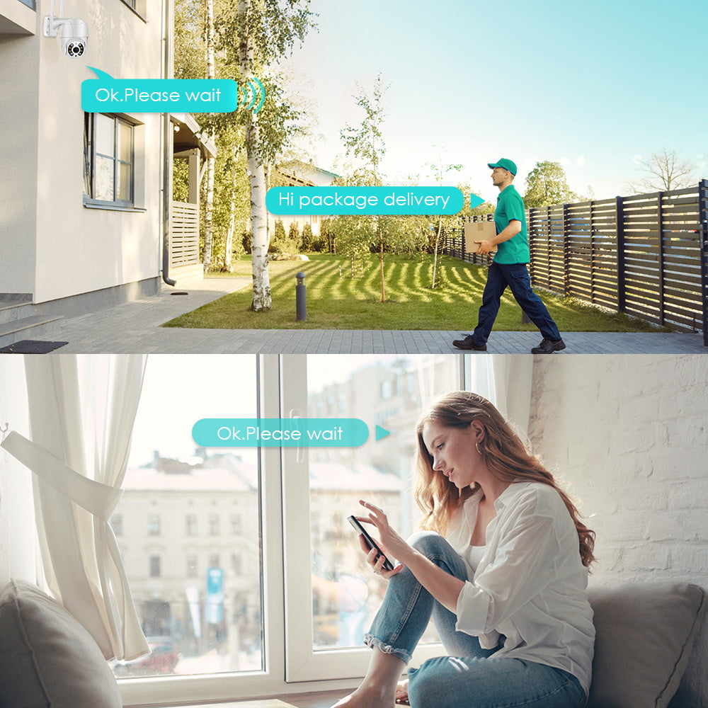 Caméra de Surveillance Extérieure WiFi 360° avec Vision Panoramique et Détection de Mouvement 6