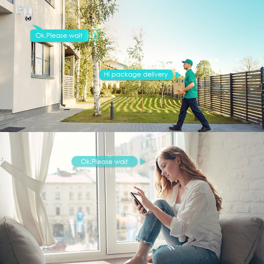 Caméra de Surveillance Extérieure WiFi 360° avec Vision Panoramique et Détection de Mouvement 6