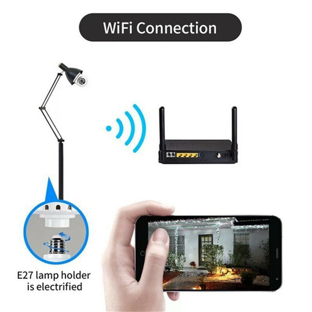 Caméra de Surveillance Sans Fil 1080P WiFi avec Vision Nocturne et Détection de Mouvement 5