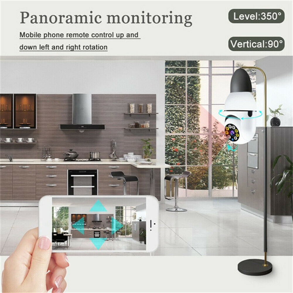 Caméra de Surveillance Sans Fil 1080P WiFi avec Vision Nocturne et Détection de Mouvement 6