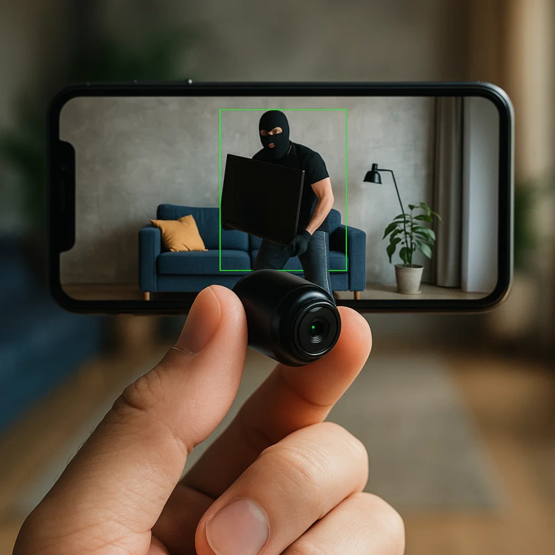 Caméra de Surveillance Sans Fil 1080P avec Vision Nocturne et Détection de Mouvement 0