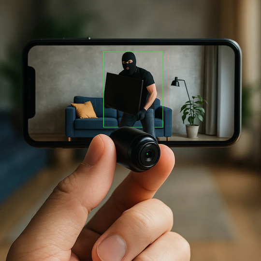 Caméra de Surveillance Sans Fil 1080P avec Vision Nocturne et Détection de Mouvement 0