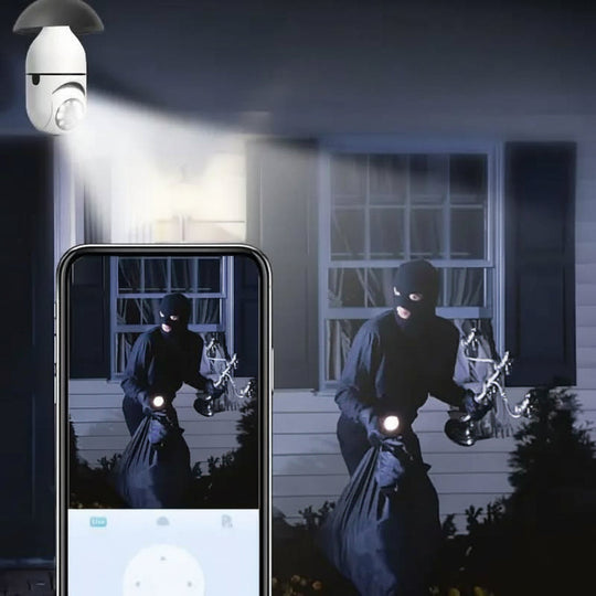 Caméra de Surveillance Sans Fil Extérieur 360° WiFi HD 5
