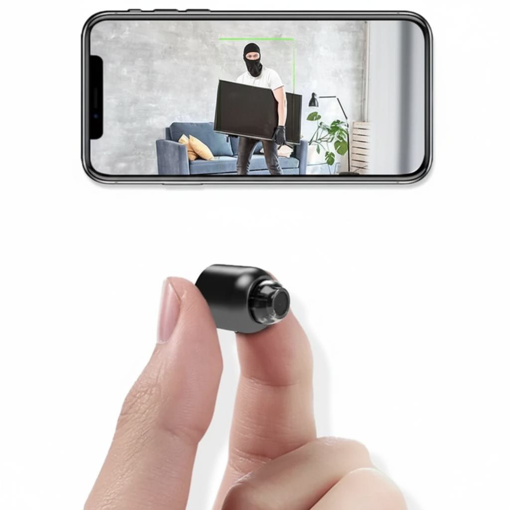 Caméra de Surveillance WiFi 1080P Discrète pour Maison et Bureau 0