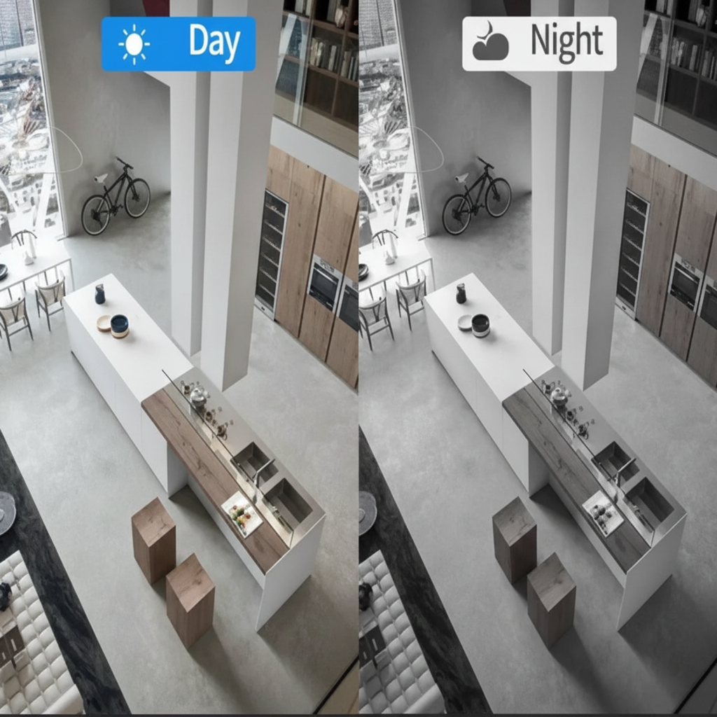 Caméra de Surveillance WiFi 1080P Discrète pour Maison et Bureau 2