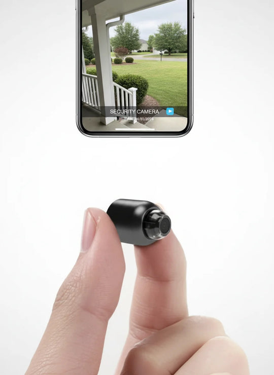 Caméra de Surveillance WiFi Miniature avec Vision Nocturne et Détection de Mouvement pour Maison 0