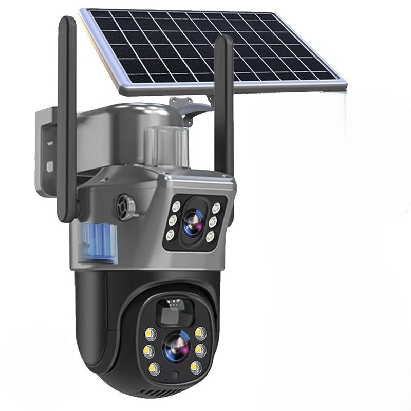 Caméra de sécurité sans fil 4K avec panneau solaire 0