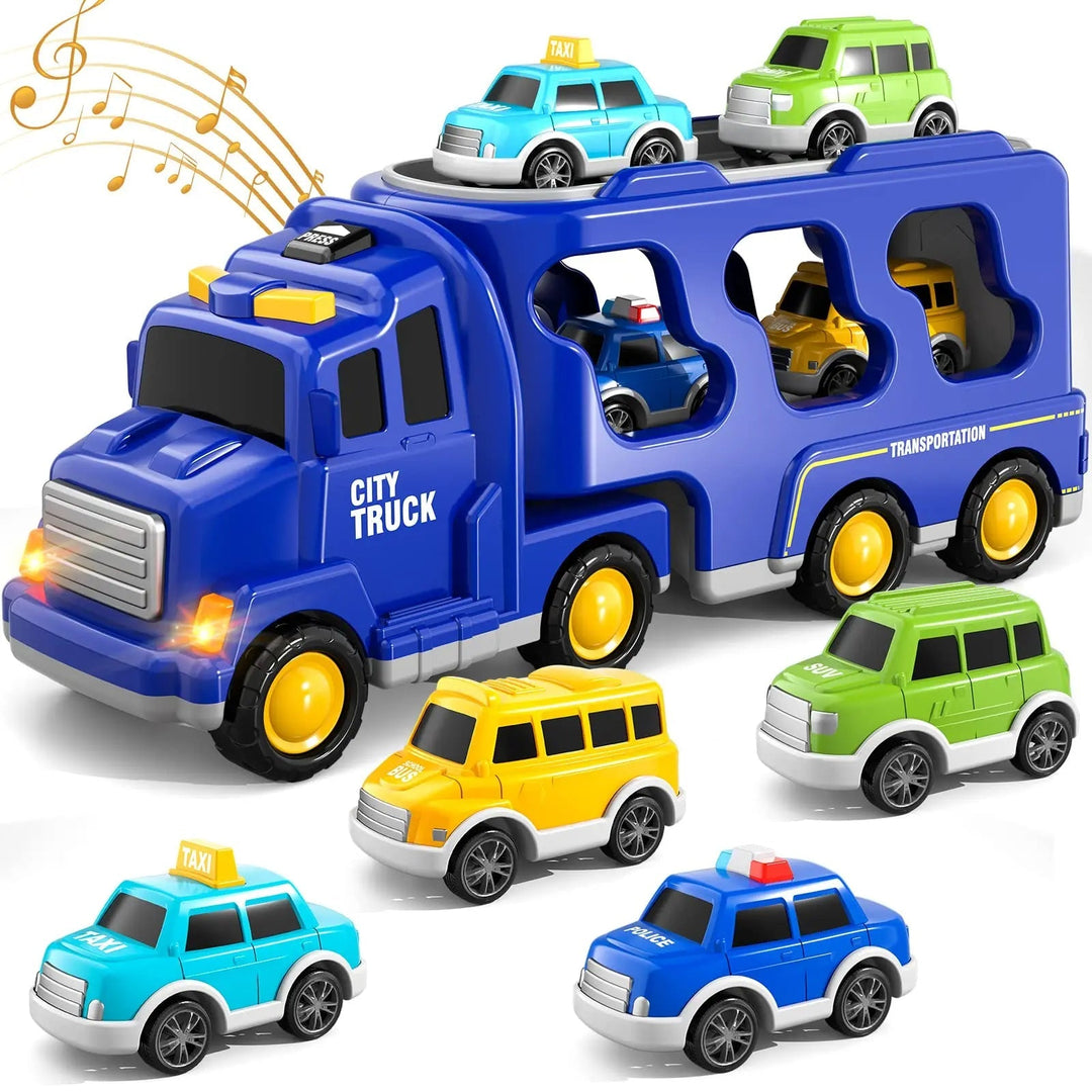 Camion Jouet Interactif avec Lumières et Musique pour Enfants 8