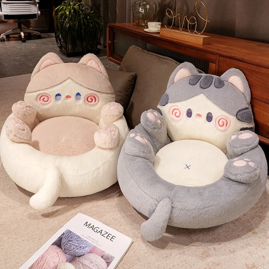 Canapé Pour Chat Design Original En Forme De Chat Avec Coussin Rembourré 4