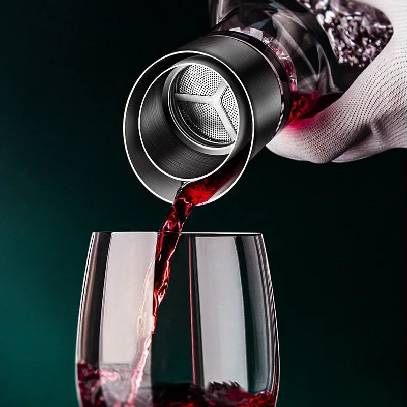 Carafe à Décanter Vin Élégante 1500ml Design Moderne 3