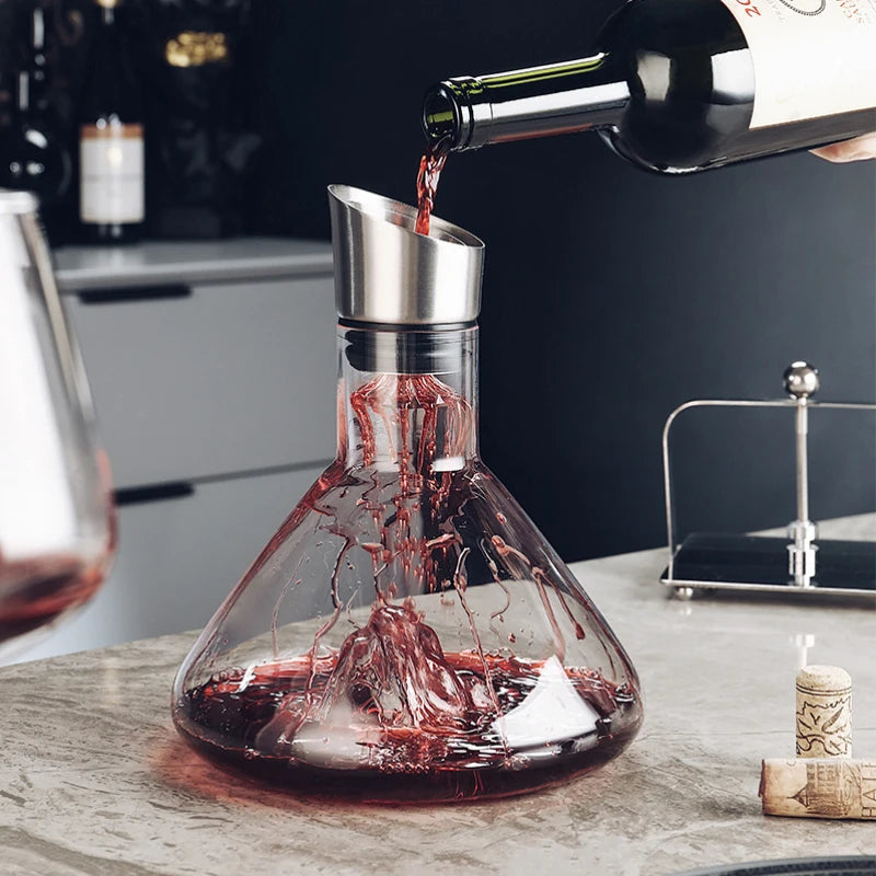 Carafe à Vin à Décanter avec Système d'Aération et Filtre Intégré 1