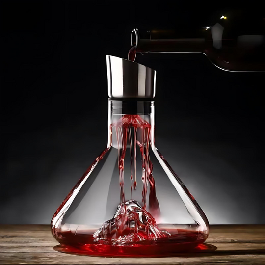 Carafe à Vin avec Aérateur Intégré et Filtre en Acier Inoxydable 1