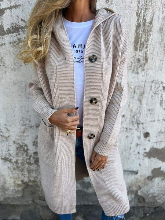 Cardigan Femme Tricot Ouvert Style Classique Polyvalent 1