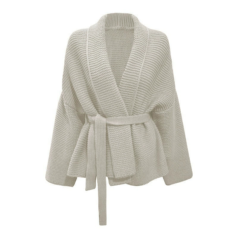 Cardigan Femme en Laine – Tricot Épais – Coupe Oversize 1