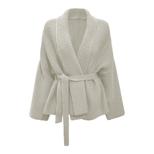 Cardigan Femme en Laine – Tricot Épais – Coupe Oversize 1