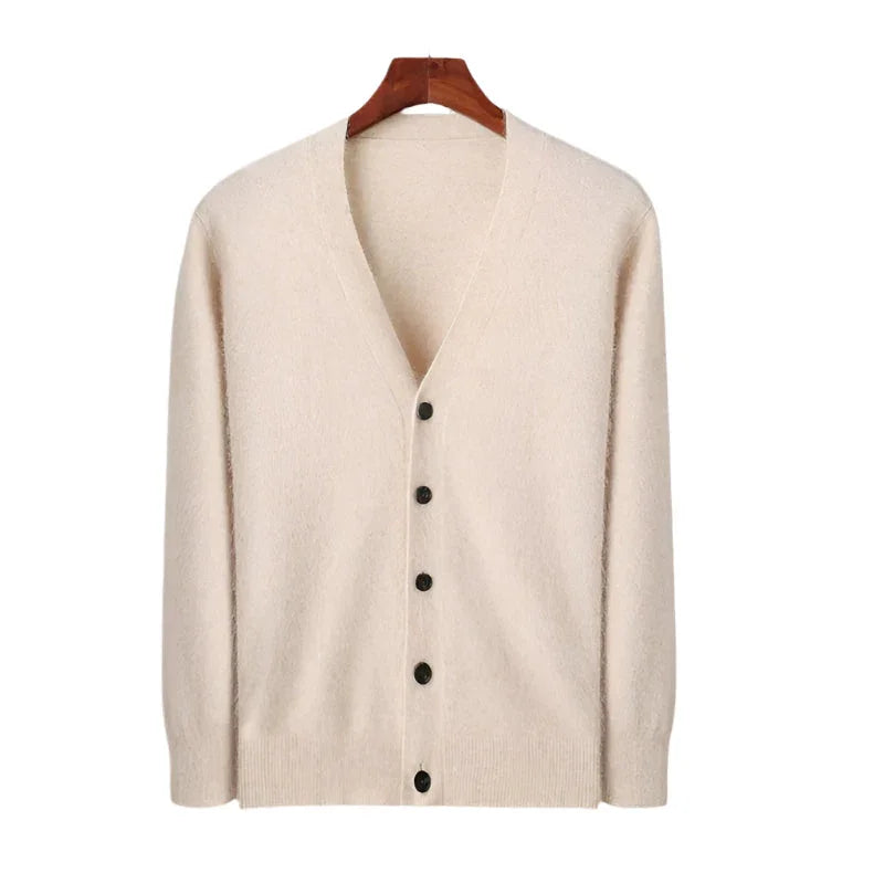 Cardigan Homme Cachemire Classique à Boutons 6
