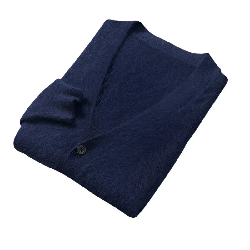 Cardigan Homme Cachemire Classique à Boutons 7