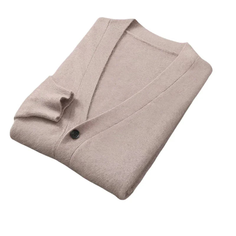 Cardigan Homme Cachemire Classique à Boutons 9