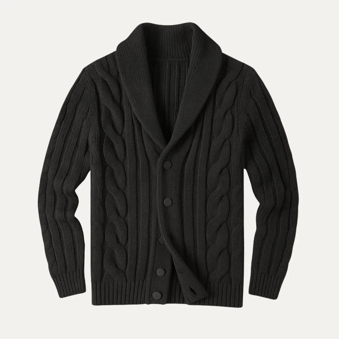 Cardigan Homme en Laine Ajusté pour un Style Décontracté et Élégant 3