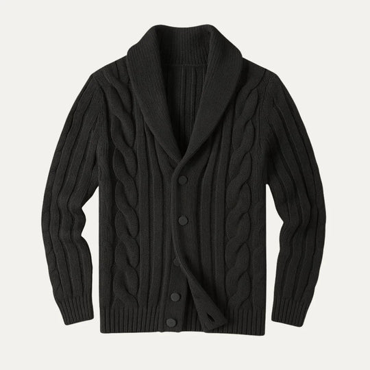Cardigan Homme en Laine Ajusté pour un Style Décontracté et Élégant 3
