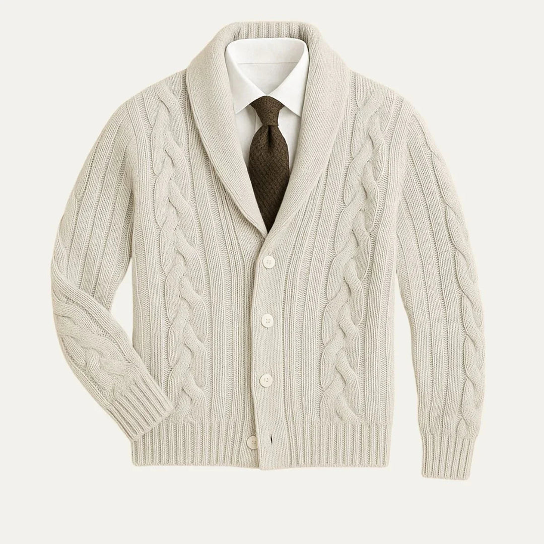 Cardigan Homme en Laine Ajusté pour un Style Décontracté et Élégant 4