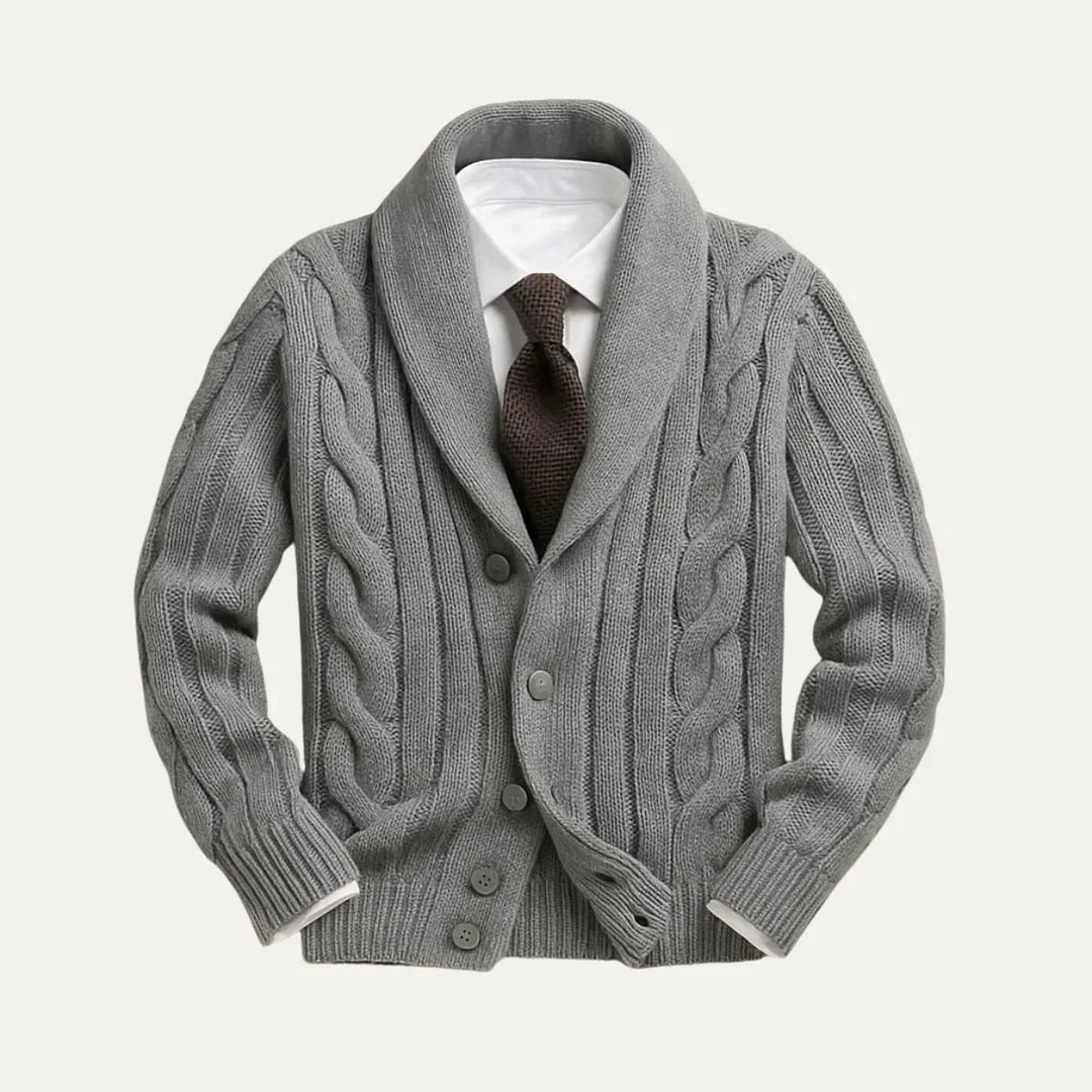 Cardigan Homme en Laine Ajusté pour un Style Décontracté et Élégant 5