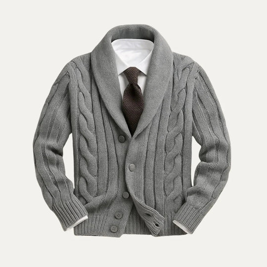 Cardigan Homme en Laine Ajusté pour un Style Décontracté et Élégant 5