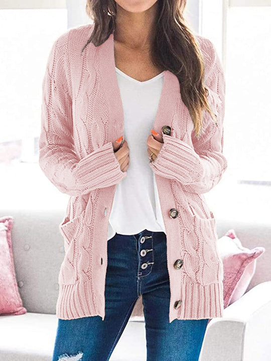 Cardigan Long Femme Décontracté 1