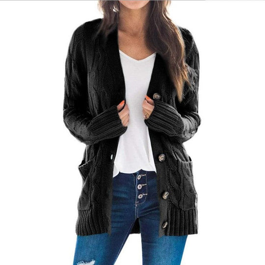 Cardigan Long Femme Décontracté 2