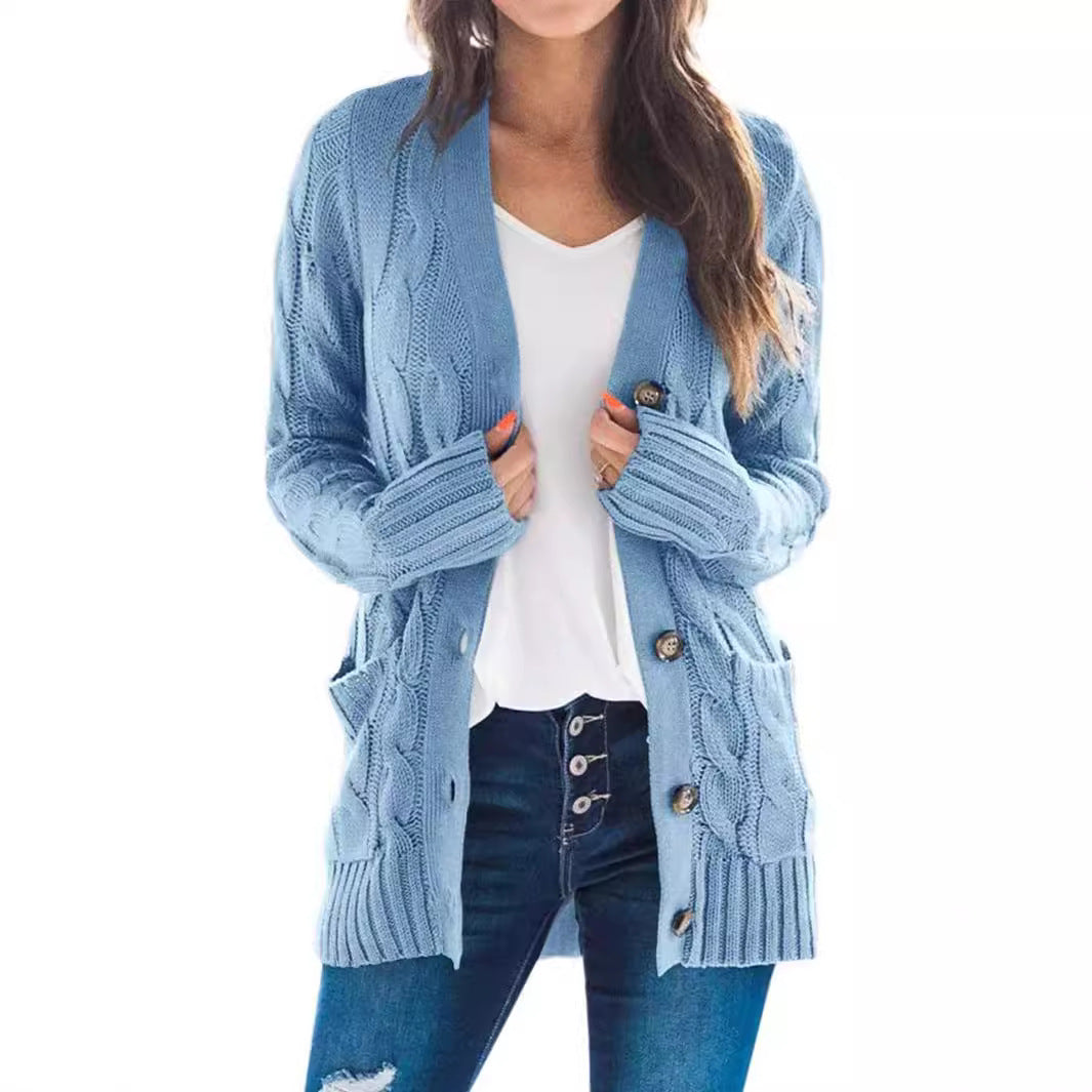 Cardigan Long Femme Décontracté 4