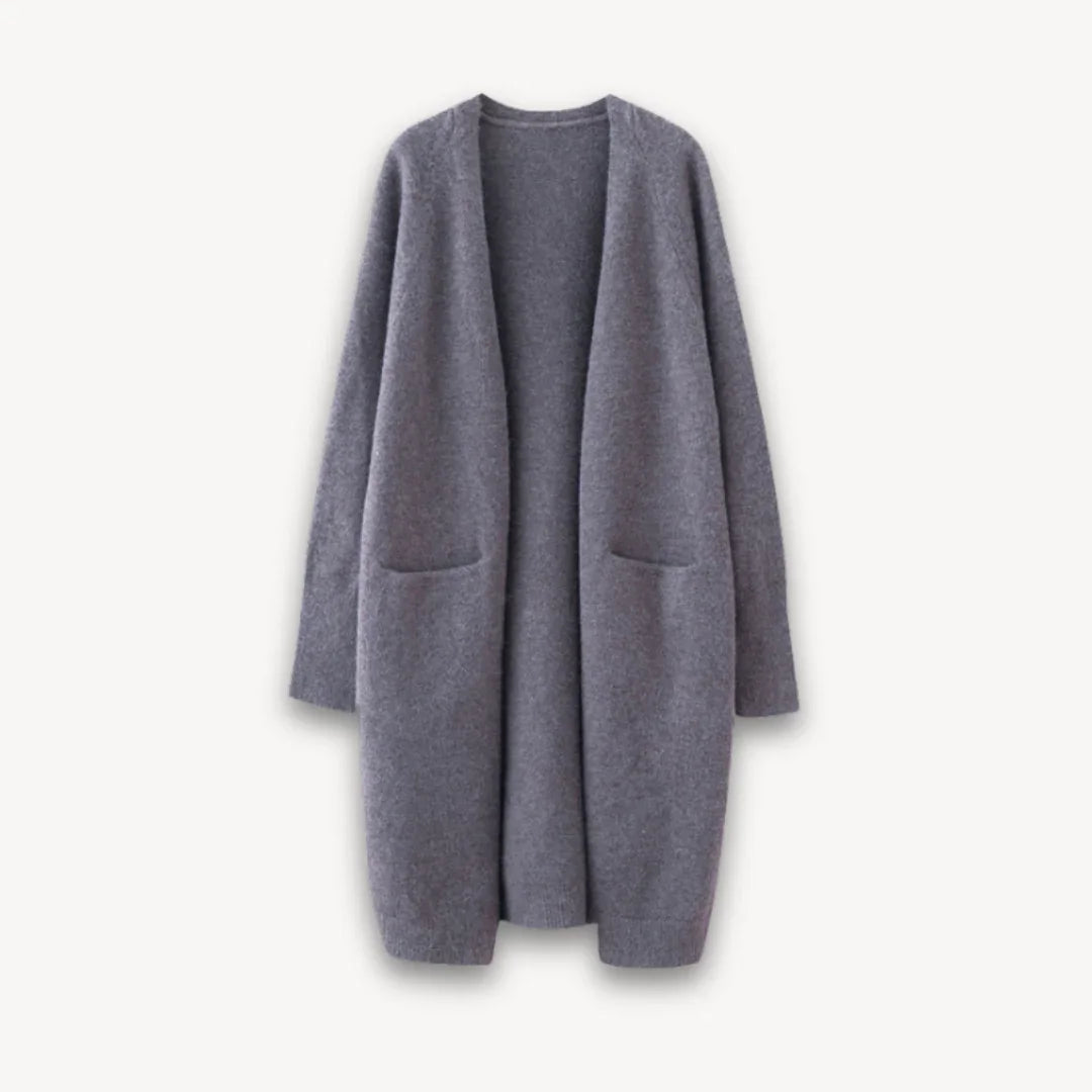 Cardigan Long Femme Ouvert 3