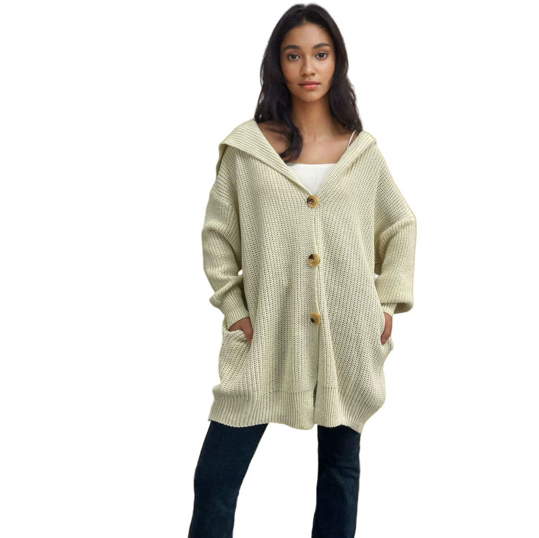 Cardigan Oversize en Laine pour Femmes 0