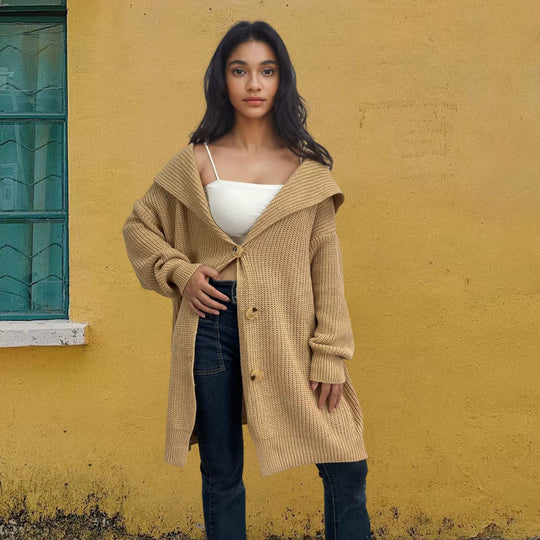 Cardigan Oversize en Laine pour Femmes 2